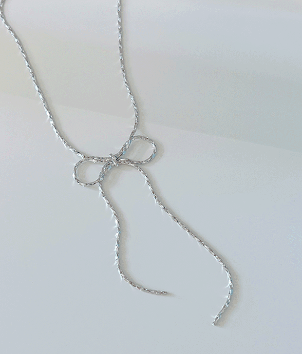 [당일발송] new ribbon necklace